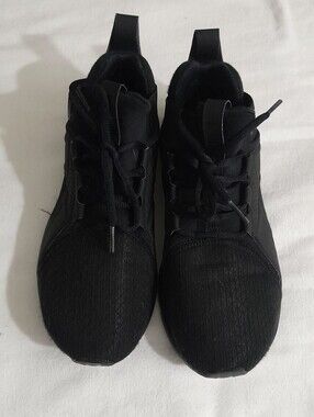 PUMA All-Black Athletic Sneakers - Black